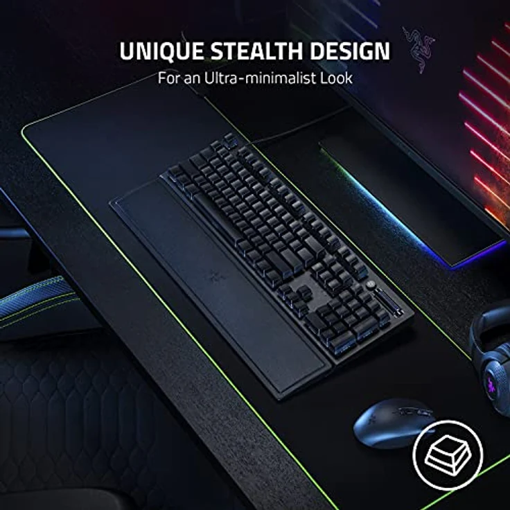 Razer Phantom Tastenkappen-Upgrade-Set - Fast unsichtbares Pudding-Design für durchscheinende Chroma RGB-Beleuchtung (128 Tasten, Tastenentferner, Stabilisatoren) Mercury Weiß, US- & UK-Layout, RC21-01740200-R3M1, Weiß (Mercury) – Bild 2