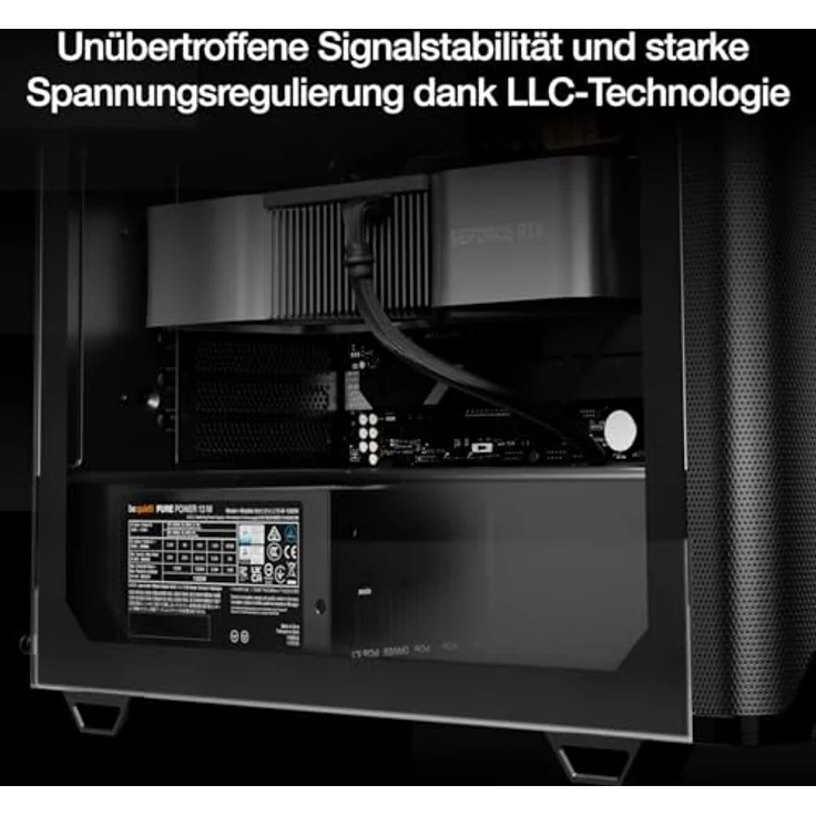 be quiet! Pure Power 13M, 80 PLUS Gold Netzteil mit 750 Watt, modular, ATX 3.1, PCIe 5.1, schwarz – Bild 6