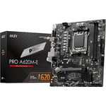 MSI PRO A620M-E Mainboard Micro-ATX - Unterstützt AMD Ryzen 7000 Series Prozessoren, AM5 - DDR5 Memory Boost 6400+MHz/OC, 1 x PCIe 4.0 x16, 1 x M.2 Gen4
