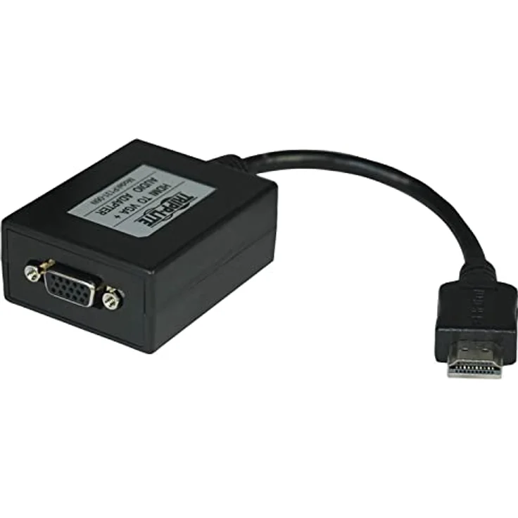 Tripp Lite P131-06N HDMI zu VGA mit Audiokonverter-Kabeladapter für Ultrabook-Laptop-Desktop PC, 1920 x 1200 (1080p), 15 cm – Bild 2