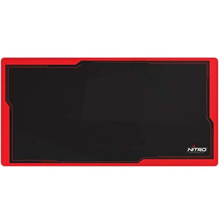 Nitro Concepts Deskmat DM12, 1200x600mm - schwarz/rot (NC-GP-MP-004) – Bild 4