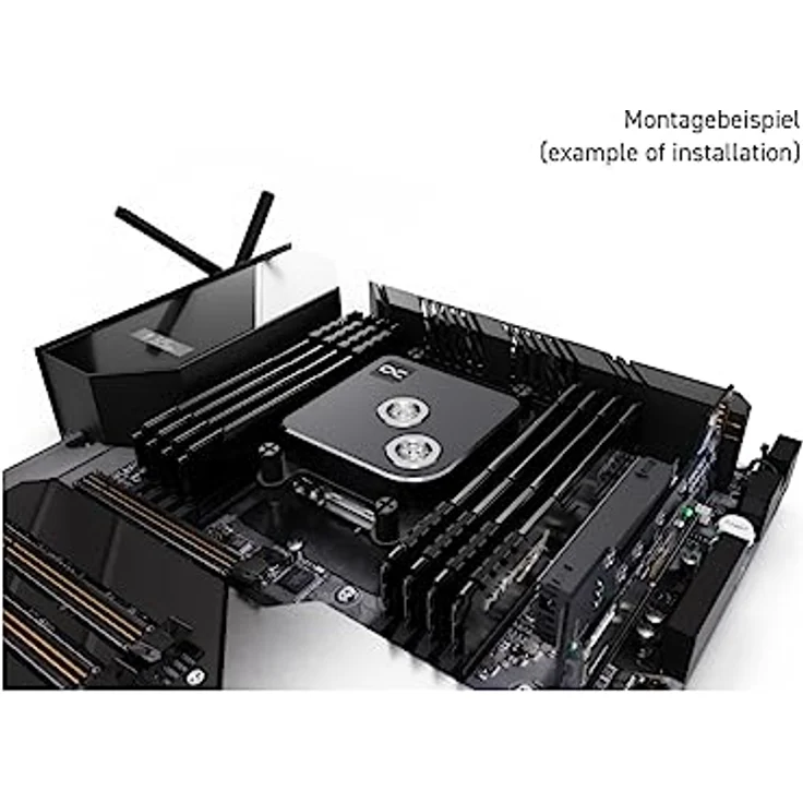 Alphacool Core 1 (Black), Wasserkühlung mit 3D-Jetplate und neuem Mounting System – Bild 3