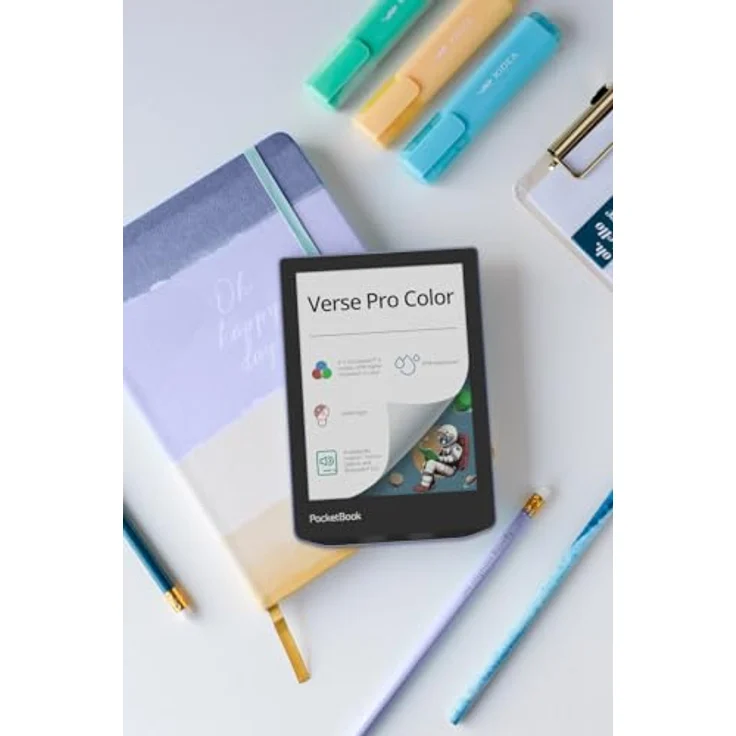 PocketBook Verse Pro Color, 6" eReader mit 16 GB Speicher, IPX8 Schutz, Lavender Dream – Bild 5