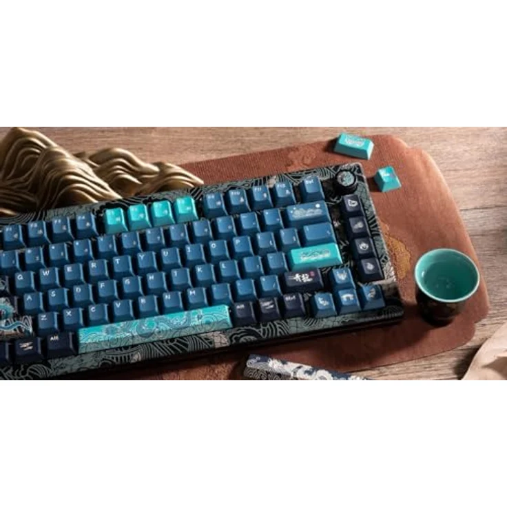 AKKO MOD 007B V3 HE Year of The Dragon Gaming Tastatur - Cream Yellow Magnetic Switches (ANSI) – Bild 3