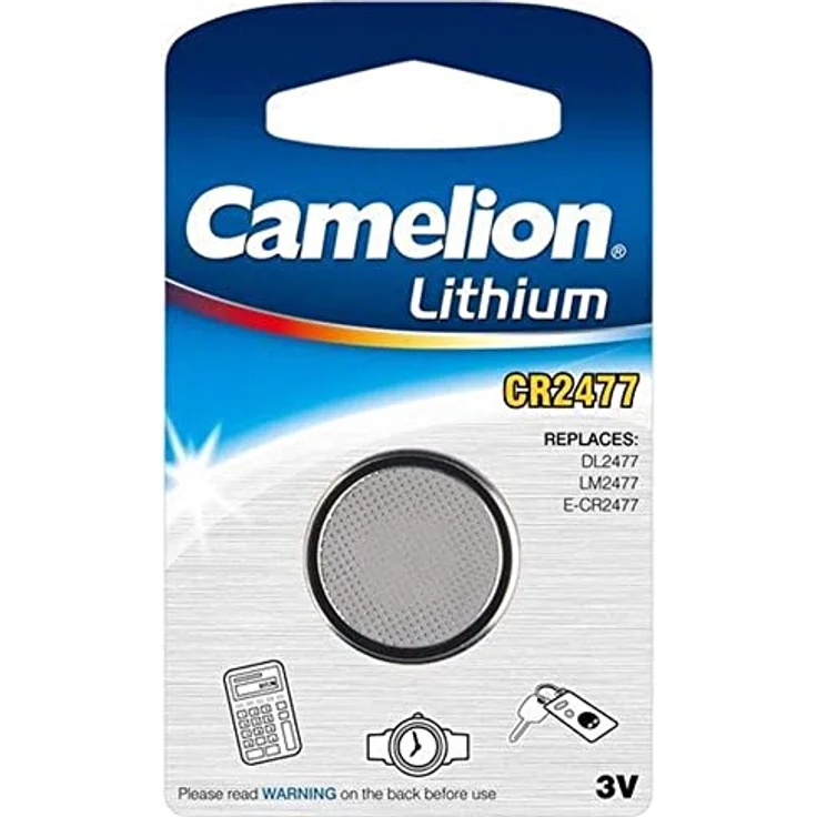 gws-powercell  – Camelion Lithium Knopfzelle CR2477 3 V Blister – Bild 2