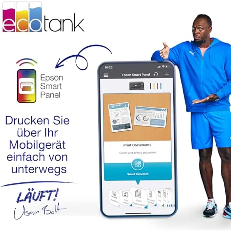Epson EcoTank ET-2862 DIN-A4-Multifunktions-WLAN-Tintentankdrucker, inklusive bis zu 3 Jahren Tintenvorrat – Bild 5