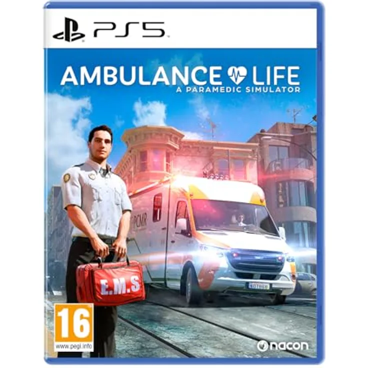 NACON Ambulance Life: Ein Sanitäter Simulator Spiel, PS5 mit realistischem Gameplay und detaillierter Grafik