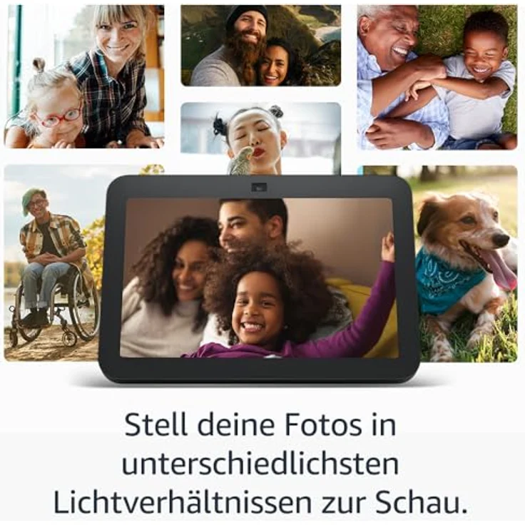 Amazon Echo Show 8 (3. Gen., 2023) | Smarter HD-Touchscreen mit 3D-Audio, Smart-Home-Hub und Alexa | Anthrazit – Bild 5