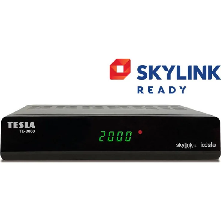TESLA Electronics TE-3000, Satelliten-Receiver, Full HD, DVB-S, DVB-S2, PVR-fähig, HDMI 1.4, Schwarz