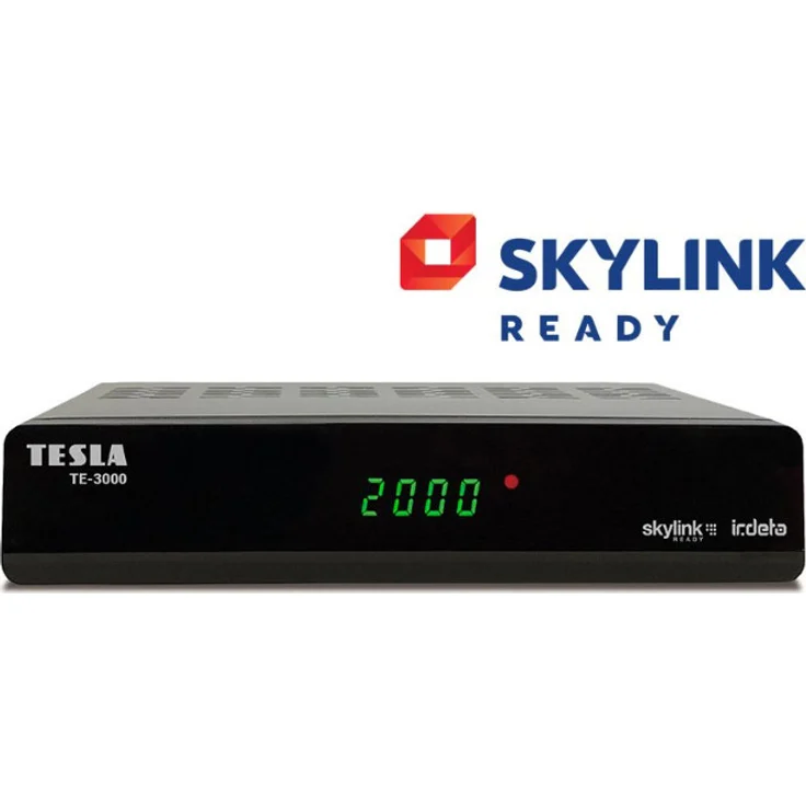 TESLA Electronics TE-3000, Satelliten-Receiver, Full HD, DVB-S, DVB-S2, PVR-fähig, HDMI 1.4, Schwarz