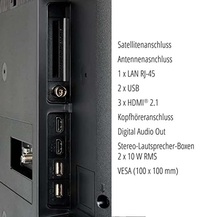 MEDION X14339 (MD 30059) 108 cm (43 Zoll) QLED Fernseher in Schwarz (Android TV, 4K Ultra HD, Dolby Vision HDR, Dolby Atmos, Netflix, Prime Video, Google Chromecast & Assistant) – Bild 5