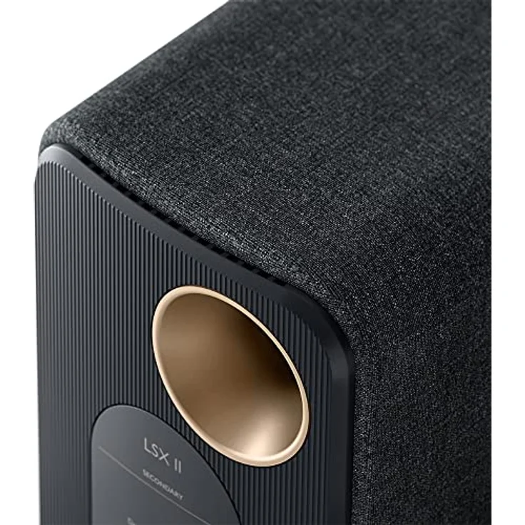 KEF LSX II - WLAN Regallautsprecher, Schwarz | Aktivlautsprecher |PC | TV | Monitor | Bluetooth – Bild 3