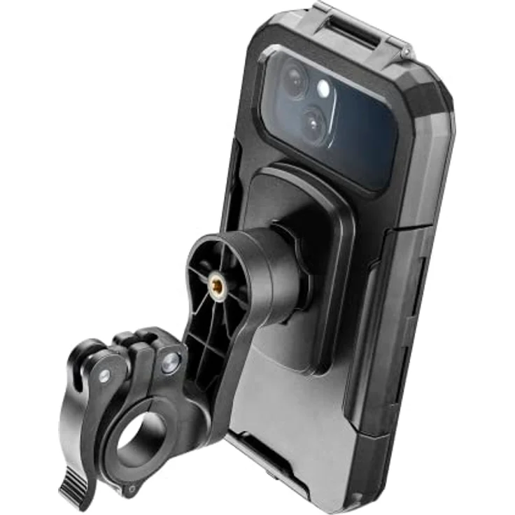 Interphone - QUIKLOX Modular System - 2 in 1 - Handyhalterung für Motorräder - Universelle wasserdichte Hartschale für Smartphones bis 6,5" - Lenkerhalterung inklusive – Bild 4