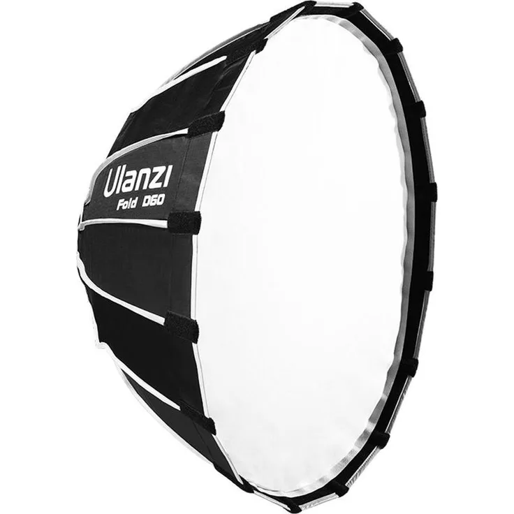 Ulanzi LAS003 60 cm Parabol-Softbox mit Mini Bowens Mount, Softbox + Reflektor für Fotostudios