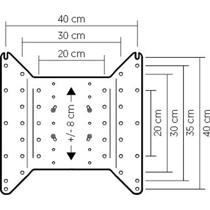 TV-Stand Spectral Just-Racks TV610SP mit Glasboden in Schwarzglas und Universal Soundbar Ablage – Bild 5