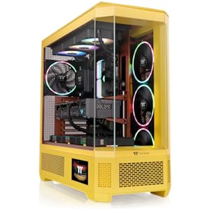 Thermaltake View 600 TG Butter Caramel, PC Gehäuse mit Tempered Glass und modernem Design – Bild 1