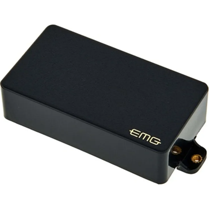 EMG EMG 60A BK, Aktiver Humbucker Tonabnehmer für E-Gitarre mit Alnico-Magneten, Schwarz