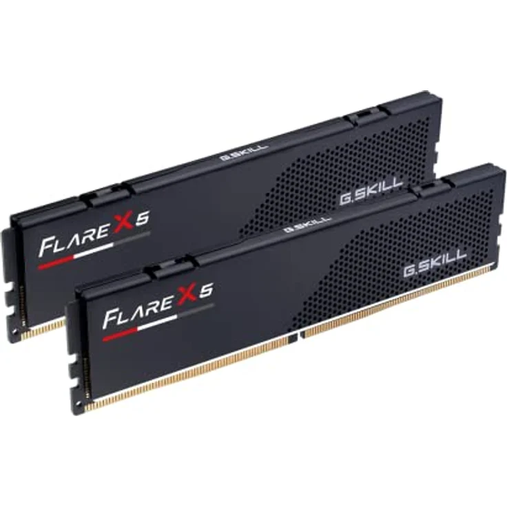 G.SKILL Flare X5 Series 32GB DDR5 6000 CL36-36-36-96 Dual Channel Desktop Memory, matt Schwarz – Bild 1