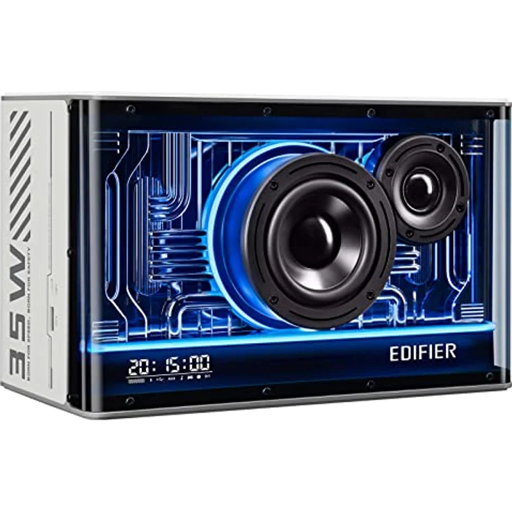 Edifier QD35-WT, Bluetooth Lautsprecher mit Hi-Res-Audio und LDAC-Unterstützung, Weiss – Bild 1