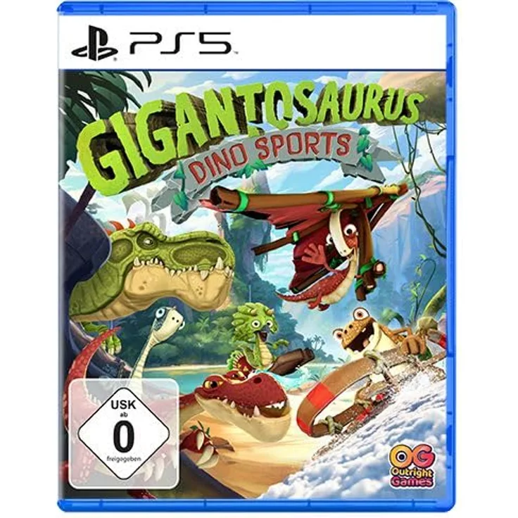 Outright Games Gigantosaurus: Dino Sports - PS5, Multiplayer-Spaß in Gigantos Welt, bunt