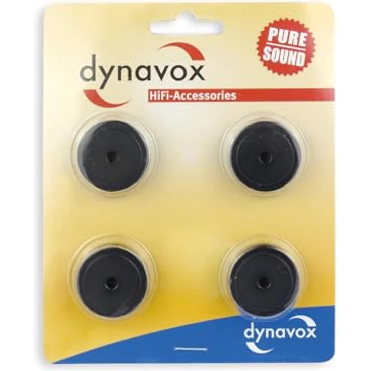 DynaVox 207272 Aluminium Gerätefüsse midi 4er-Set schwarz – Bild 4