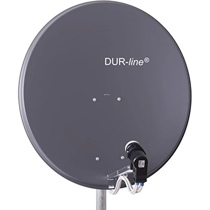DUR-line Sat Antenne 80 cm Durchmesser anthrazit – Bild 4
