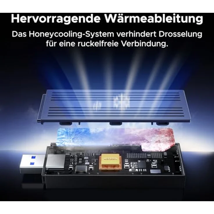 UGREEN USB WLAN Stick AX1800 WiFi 6, Dual Band WLAN Adapter für PC, 1201 Mbps (5GHz) + 574 Mbps (2,4GHz), einfache Installation, WPA3-Verschlüsselung – Bild 5