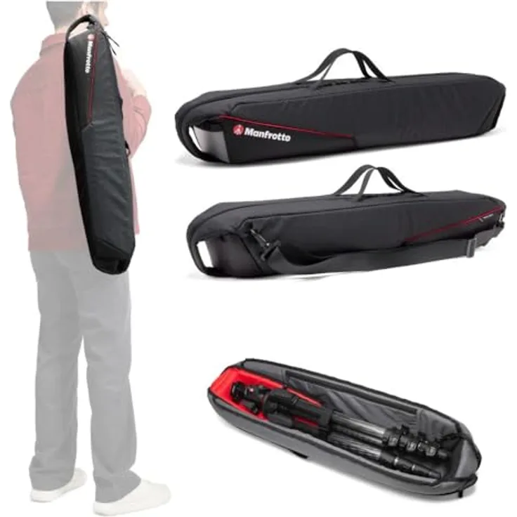 Manfrotto Pro Light Tripod Bag 69, Gepolsterte Tasche für Stative bis 69 cm, Verstärkter Schutz, Schultergurt und Doppelgriffe für Foto & Video