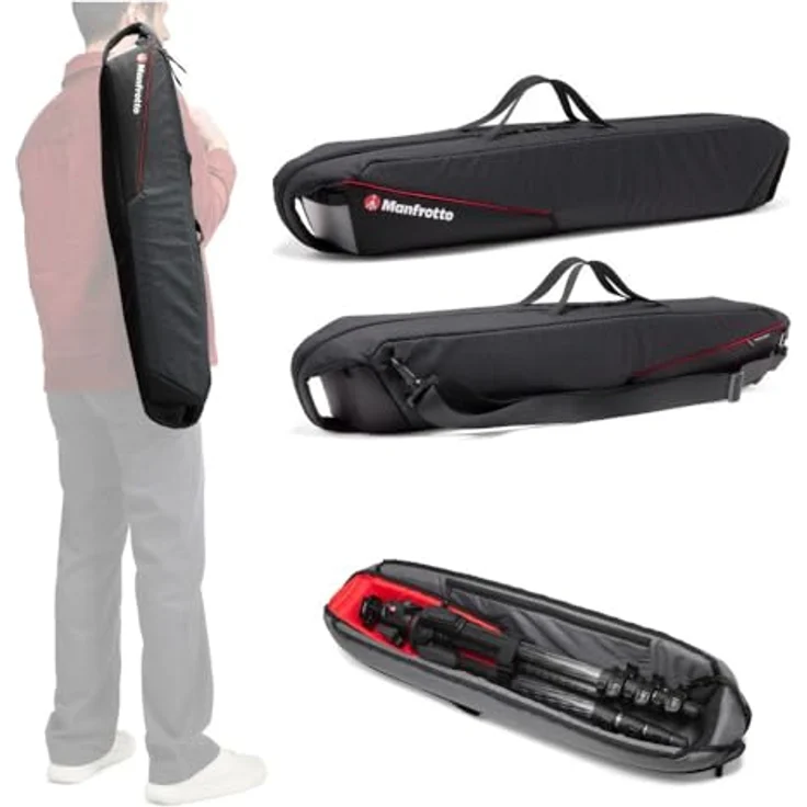 Manfrotto Pro Light Tripod Bag 69, Gepolsterte Tasche für Stative bis 69 cm, Verstärkter Schutz, Schultergurt und Doppelgriffe für Foto & Video – Bild 1