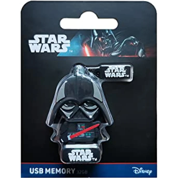 Wondee Disney Star Wars Darth Vader USB Stick Figur 32GB Speicherstick 2.0 Pendrive Flash Drive Memory Stick - Star Wars Lustige Geschenke Gadget USB Gummi – Bild 4