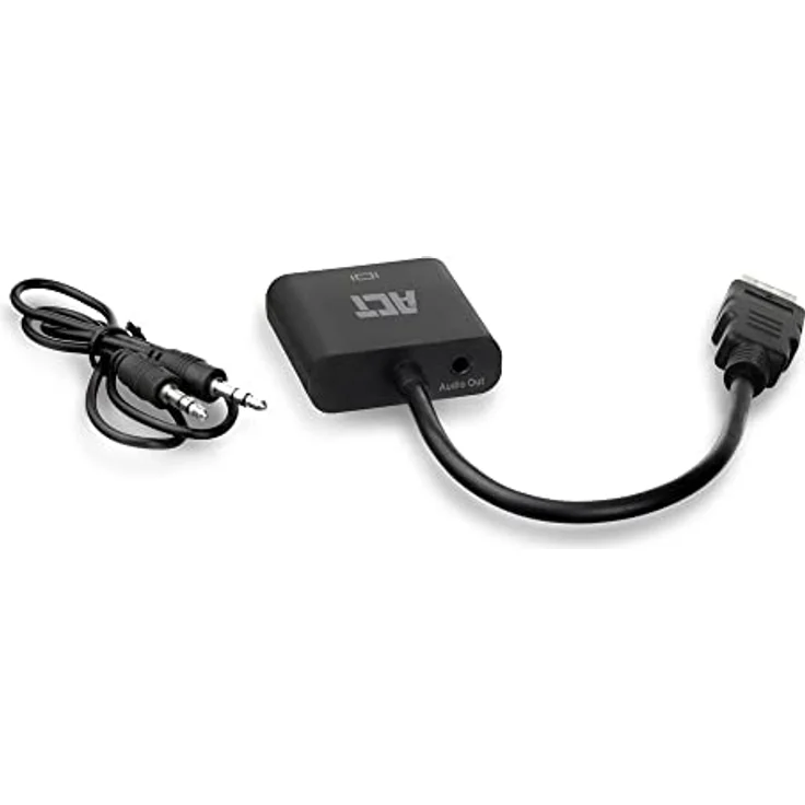 ACT HDMI auf VGA Adapter AC7535, UXGA 1920x1200, verbindet PC/Laptop mit VGA-Monitor/Projektor, hochwertige Verarbeitung, kompaktes Design – Bild 3