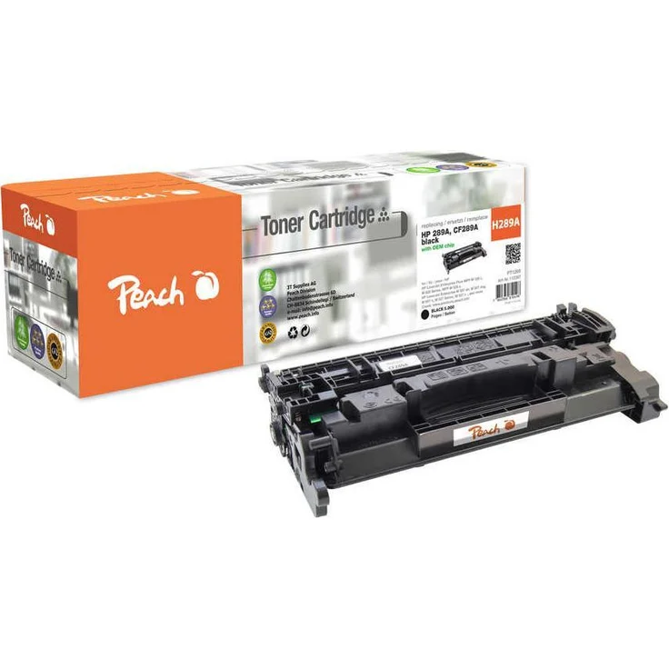 Peach kompatibler Toner HP CF289A, schwarze Tonereinheit mit 5000 Seiten Reichweite