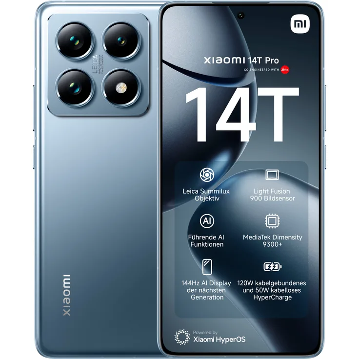 Xiaomi Xiaomi 14T Pro 512GB Smartphone (16,94 cm/6,67 Zoll, 512 GB Speicherplatz, 50 MP Kamera) in Cosmic Black