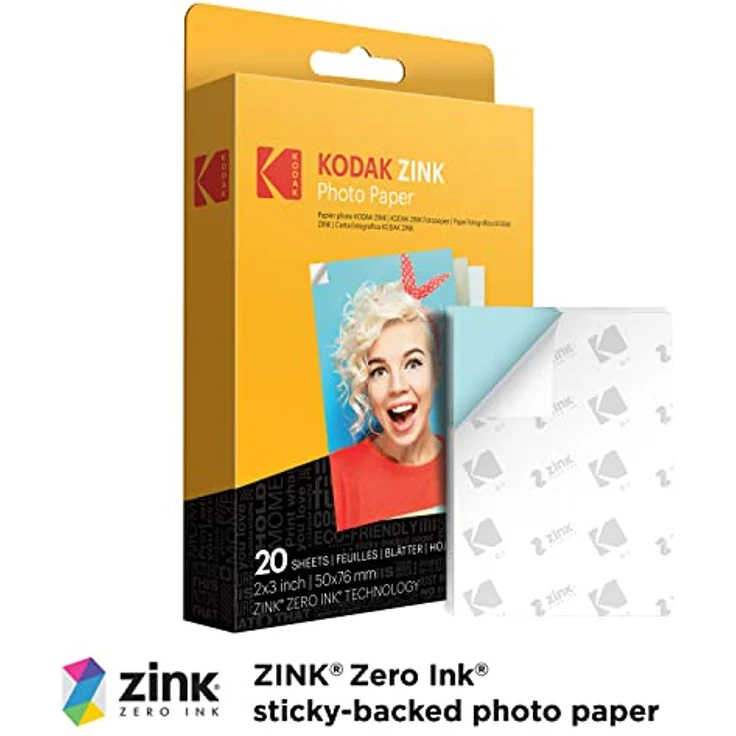 Kodak Zink Photo Paper 20pc (S) 50 x 76 mm Instant Picture Film – Instant Picture Films – Bild 2