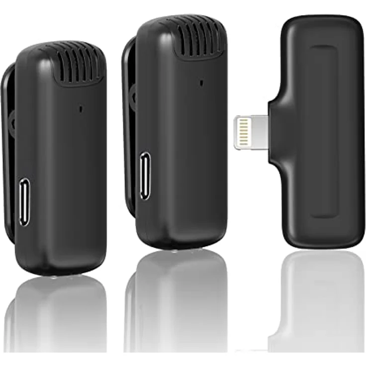 Ulanzi J12LT, Omnidirektionales Lightning Mikrofon mit 20 m Reichweite, intelligenter Rauschunterdrückung und 360°-Surround-Sound – Bild 8