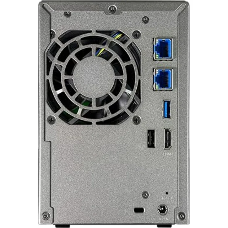 Asustor Lockerstor 2 Gen2+ AS6702T V2, NAS-Server mit Quad-Core Intel Celeron N5105, 5Gbit Ethernet, 4 M.2 NVMe SSD-Steckplätzen, 4 GB RAM und 10Gbps USB Anschlüssen – Bild 3