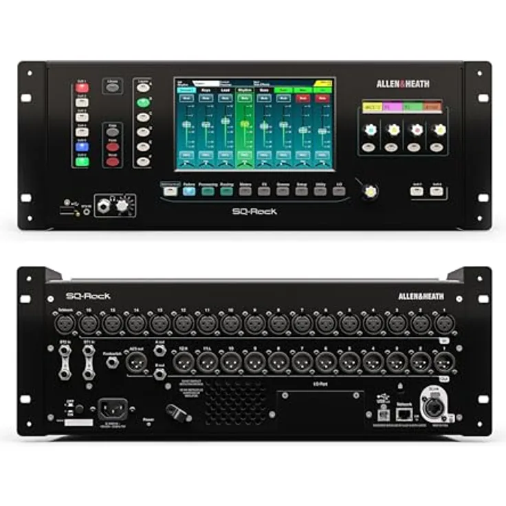 Allen & Heath SQ-Rack, Digital Mixer mit hochwertiger Verarbeitung und ausgewählten Materialien