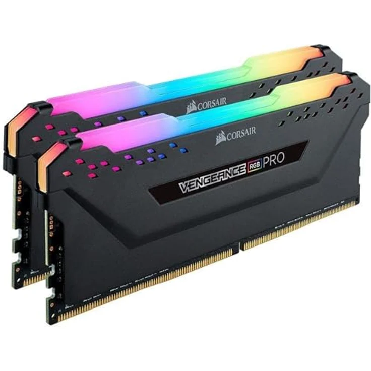 Corsair Vengeance RGB PRO 16GB (2x8GB) DDR4 3600MHz C18 XMP 2.0 Enthusiast RGB LED-Beleuchtung Speicherkit - schwarz - Preisvergleich – Bild 2