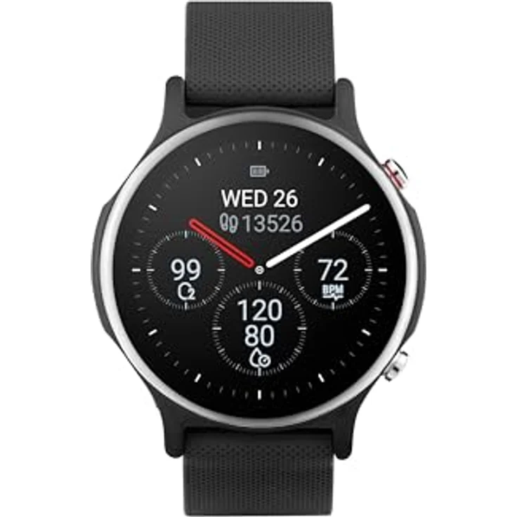 Asus Vivowatch 6, Smartwatch in Schwarz mit Gesundheitsmonitoring und Fitness-Tracking, One Size – Bild 1