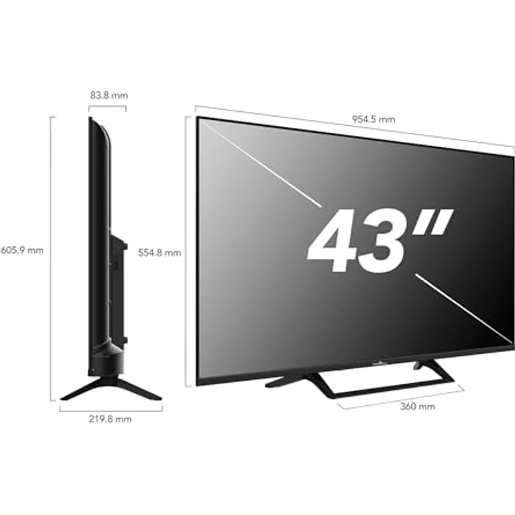 Smart Tech QLED Fernseher 43QG06V, 43 Zoll 4K UHD Smart TV mit Google TV, HDR10, Bluetooth und Triple-Tuner – Bild 3