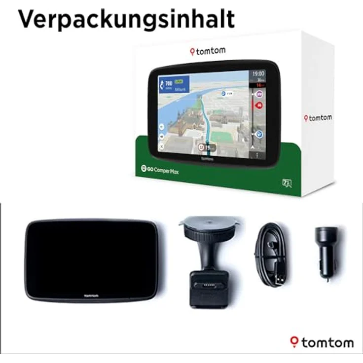 TomTom GO Camper Max (2te Gen.) 17,8 cm (7 Zoll) Navigationsgerät, 32 GB Welt, 1024 x 600 Pixel – Bild 12