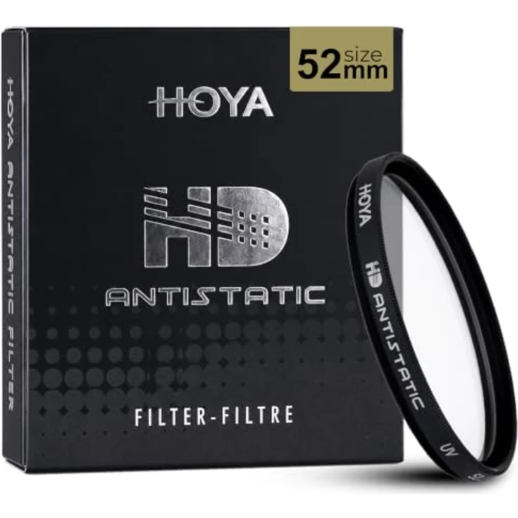 Hoya UV HD Antistatic 52mm, Kamera-Filter zur UV-Lichtreduktion mit antistatischer Beschichtung und hoher Bildqualität – Bild 1