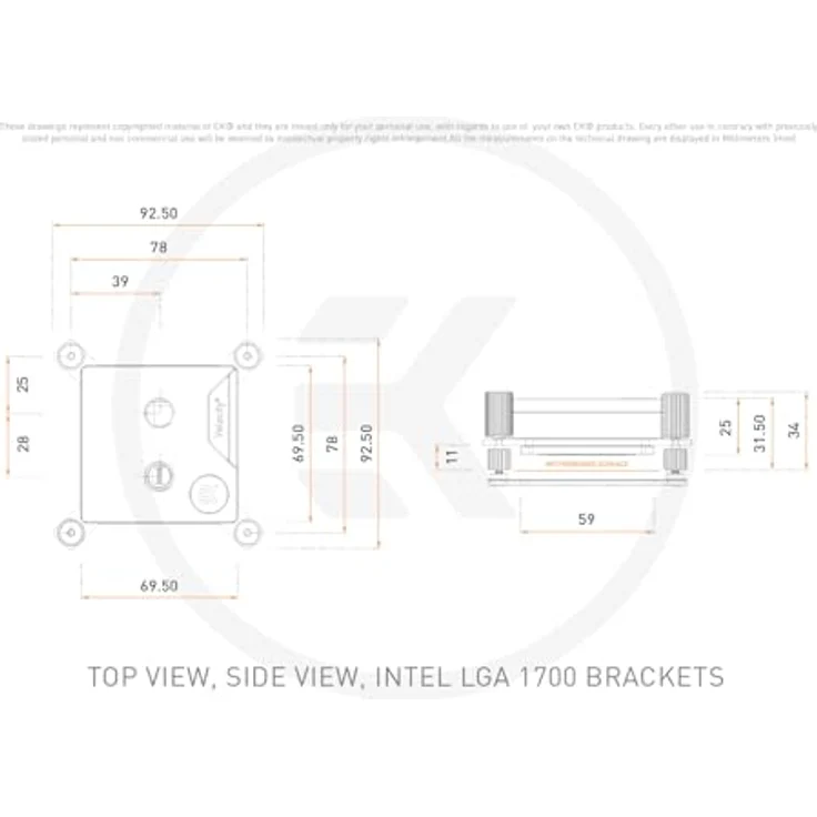 EKWB WAC Quantum Velocity3 1700/1851/AM5, CPU Wasserkühler aus Acetal, schwarz – Bild 9