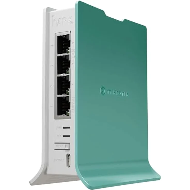 MikroTik home ax Access Point L41G-2axD hAP ax lite TC 2.4 GHz 4x Gigabit Tower - Access Point - WLAN, Robust und langlebig, flexible Gestaltung – Bild 1
