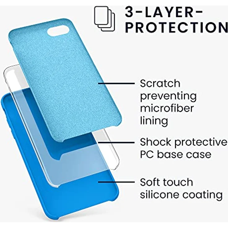 kwmobile Handyhülle, Hülle für Apple iPhone 7 - 8 - SE (2020) - TPU Silikon Handy Schutzhülle Cover Case – Bild 2