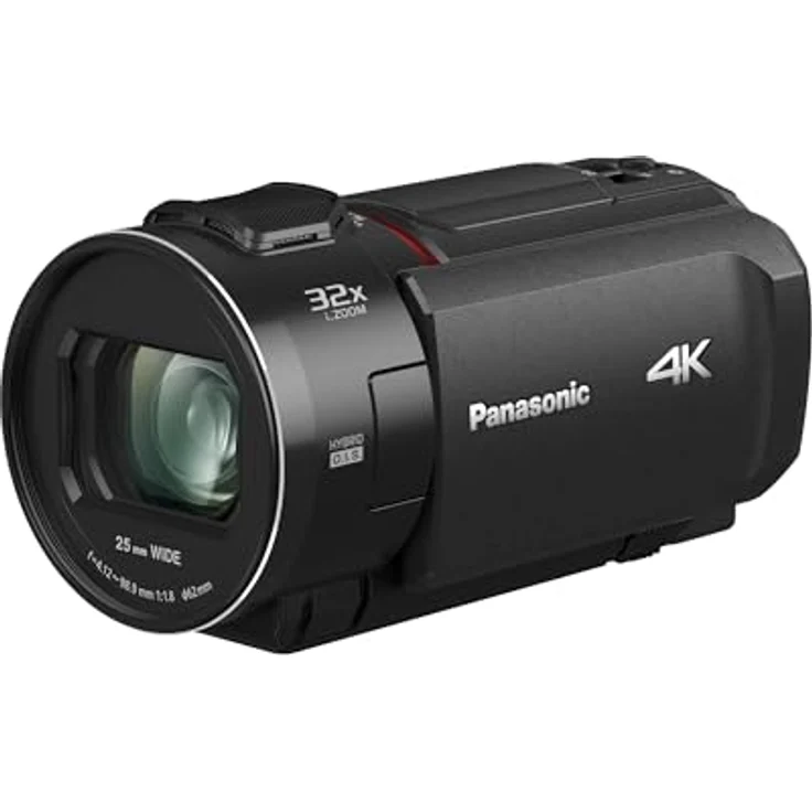 Panasonic HC-VX3E, Semiprofessioneller 4K Camcorder mit 24x optischem Zoom, F1.8-4 Objektiv, 5-Achsen O.I.S., Schwarz – Bild 1