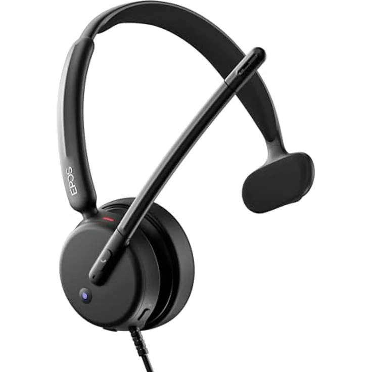 EPOS Impact 430T - Mono On-Ear Headset mit Geräuschfilterung, USB C/USB A Anschluss, Microsoft Teams, Home Office, Zoom, UC-Kompatibilität