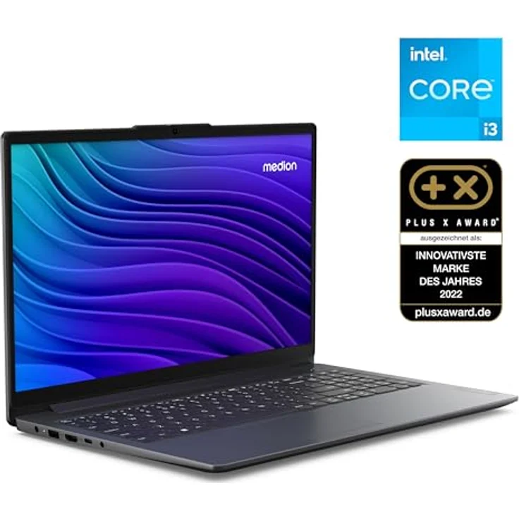 MEDION E15235 39,6 cm (15,6 Zoll) Full HD Laptop (Intel Core i3-N305, 512GB M.2 PCIe SSD, 8GB DDR5 RAM, Win 11 Home) – Bild 2