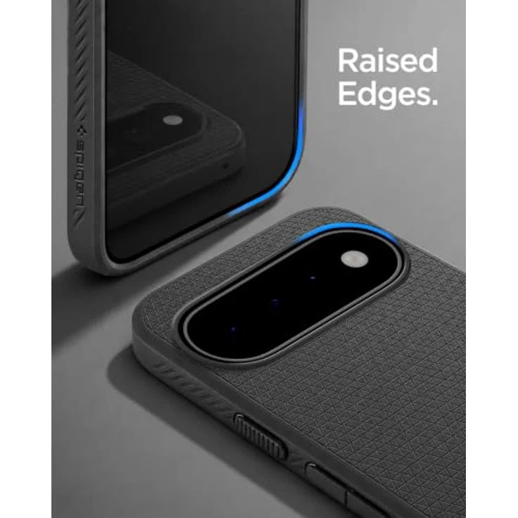 Spigen Liquid Air MagSafe, Schutzhülle für Google Pixel 11, robustes TPU, matte black, integrierte Magnete, Air Cushion Technologie – Bild 4