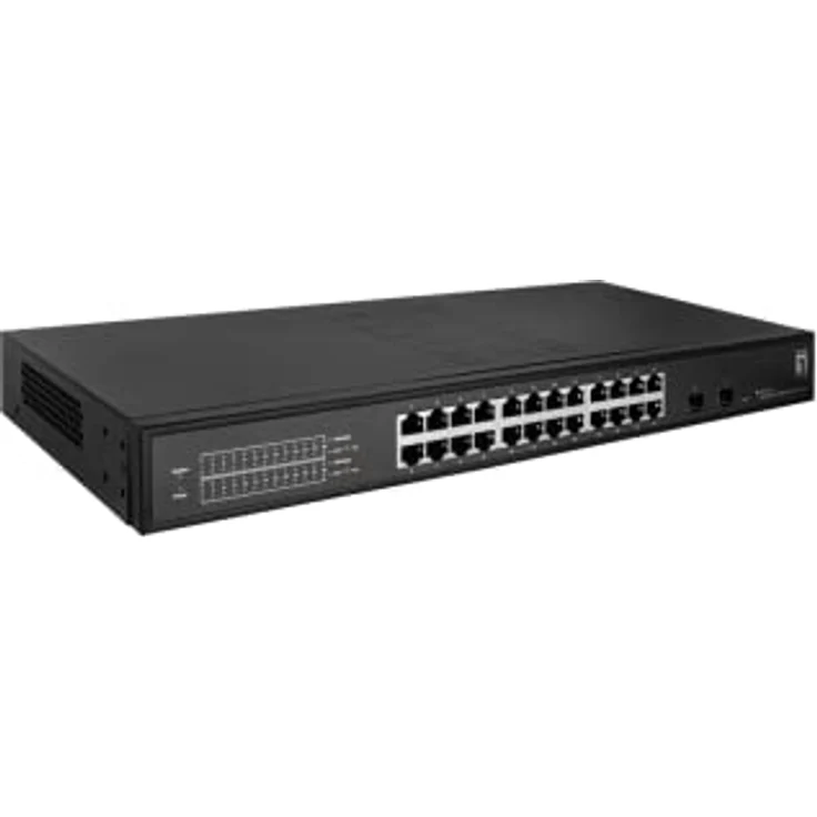 LevelOne GES-2126 Hilbert 26-Port Gigabit Smart Lite Switch, 24 x Gigabit RJ45, 2 x Gigabit SFP – Bild 4